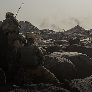 Soldats français durant l'opération Serval au Mali
