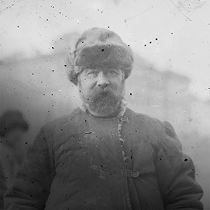 Homme russe pendant la guerre civile