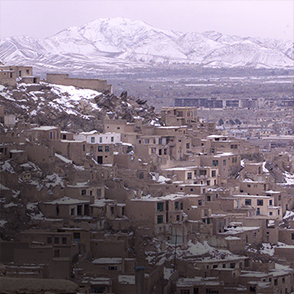 Vue de la ville de Kaboul, Afghanistan