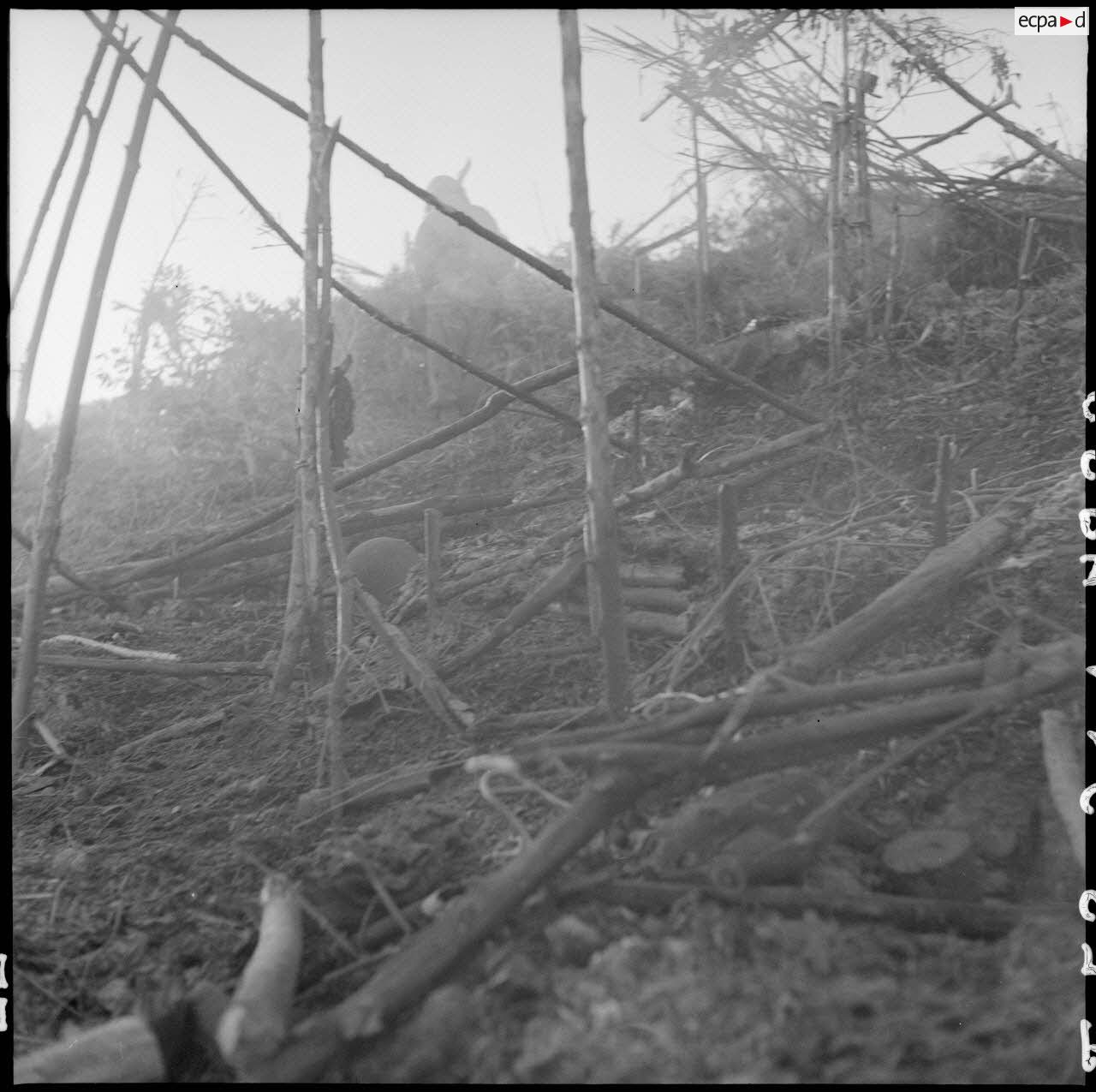 D&eacute;solation du champ de bataille &agrave; Na San.