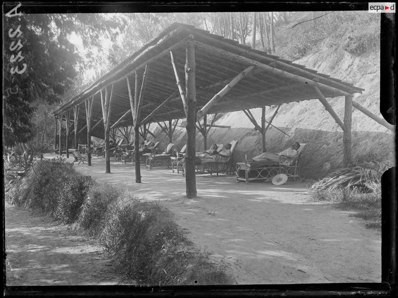 Gorbio (Alpes-Maritimes). Le sanatorium. Cure d'air d'&eacute;t&eacute;. [l&eacute;gende d'origine]