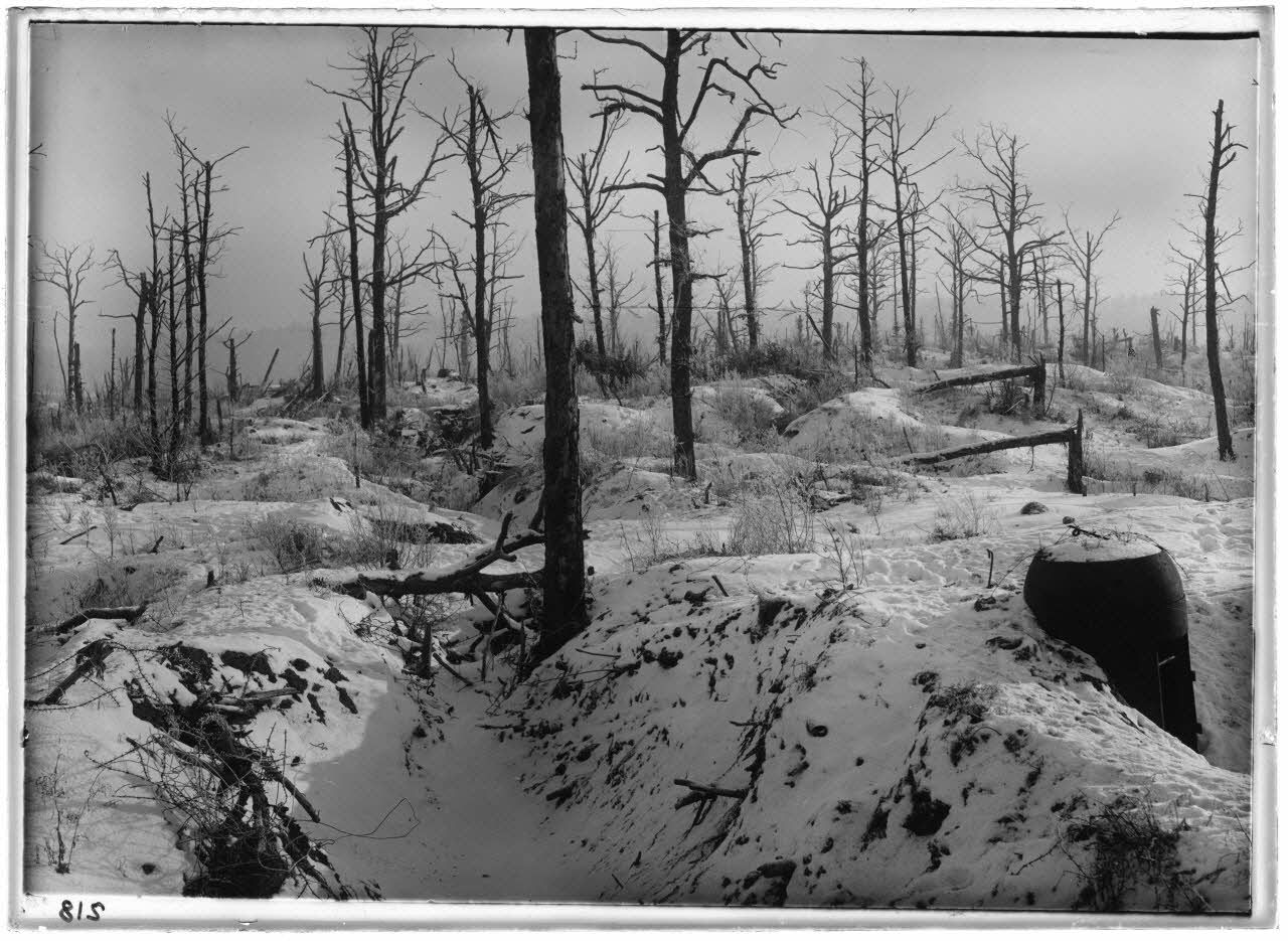 [Champ de bataille enneigé.]