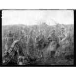 Miroski. 4 décembre 1915, 8h du matin. Le 45e d'infanterie débarque après avoir exécuté un mouvement de repli dans la nuit. [légende d'origine]