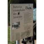Batteries triomphales aux Invalides.