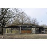 Manège d'entraînement à la marche du Cadre noir.