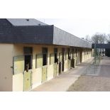 Boxes des écuries du Cadre noir.