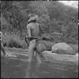 Pêcheur Hmong près de Nam Cat en pays ThaÏ.