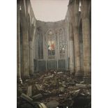 Choeur d'une église en ruine. [légende d'origine]