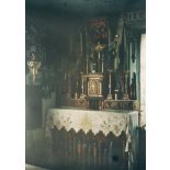 Petit musée composé d'obus (calibre de 77mm) et de munitions d'origine allemande. [légende d'origine]<br>