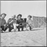 La 2e CSG (2e compagnie saharienne du génie) au Fort-Lallemand. [Description en cours]