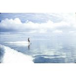 Jean-Gabriel Dally sur skis nautiques. [légende d'origine]