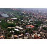 Vue aérienne du HQ du camp militaire SDK (serment de Koufra) de la BMN-N.