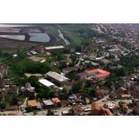 Vue aérienne du HQ du camp militaire SDK (serment de Koufra) de la BMN-N.