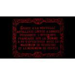 L'artillerie lourde sur la Somme. L’artillerie et l’aviation dans la région de Verdun.