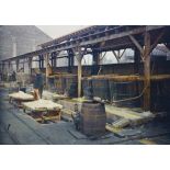 La melinite est sortie des cuves. [légende d'origine]