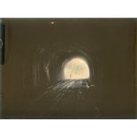 Tunnel du col de Bussang (pris de l'ancien point- frontière). [légende d'origine]