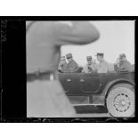 Omsk. L'auto du général Janin et son état-major. [légende d'origine]