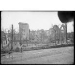 Nieuport (Belgique). Eglise et cimetière. [légende d'origine]