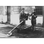 [Appareil d'expérience - coupe des fils, novembre 1914.]