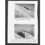 Les pentes S. Est du Pelvoux / La 2e Pointe (Durand) du Pelvoux prise de la Pointe culminante (Puiseux) 3945 m. [légende d'origine]