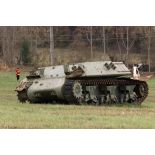 Carcasse de blindé serbe du secteur de Cubreli (nord ouest de Srbica-Skenderaj). La tourelle est restée sur les hauteurs du point d' impact tandis que la carcasse a dévalé en contrebas.