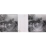 25. Bouaké. Construction du poste. [légende d'origine]