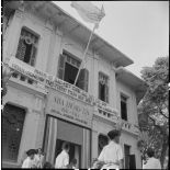 L'entrée de la Direction de l'information du nord Vietnam lors d'une exposition de peinture.	