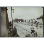 Larissa (Vieille Grèce). La gare. [légende d'origine]