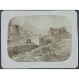 Klestina-le-Bas : partie du village. [légende d'origine]