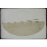 Entre Florina et Monastir. Un champ d'aviation, 4 Farmans type 