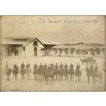 Saint-Cyr. Section de cavalerie - 2e BRCM (1re année) - 8e peloton (1893). Photographe : Pierre Petit, Paris. [légende d'origine]