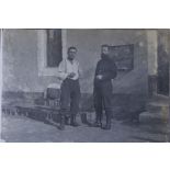 Au plateau. C[apor]al Tisserandet. [légende d'origine]