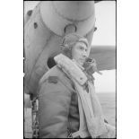 Le pilote avant de monter à bord.