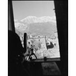 Aperçu du paysage vu par la fenêtre.