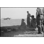 Escale lors d'un vol de transfert entre la France (Istres) et l'Italie (Naples-Pomigliano).