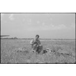 Escale lors d'un vol de transfert entre la France (Istres) et l'Italie (Naples-Pomigliano).