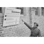 Consignes pour la perception de l'approvisionnement du ravitaillement dans un magasin de l'armée de terre allemande.