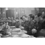 Un repas est organisé en l'honneur de permissionnaires.