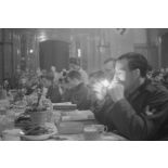 Un repas est organisé en l'honneur de permissionnaires.