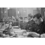 Un repas est organisé en l'honneur de permissionnaires.