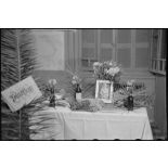 Une cérémonie en l'honneur du lieutenant Stute suite à sa 300e mission aérienne au sein du Transportgeschwader 4 (I./TG 4).