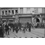 Défilé du général De Gaulle à Besançon.