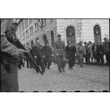 Défilé du général De Gaulle à Besançon.