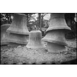 Récupération de cloches d'églises de Lorraine prises par les troupes allemandes.