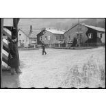 Vue du camp d'internement de 