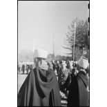 Revue des troupes des Forces françaises de la Pointe-de-Grave.