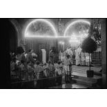 Office religieux du Te Deum en l'église d'Erstein (Bas-Rhin).