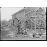 Moiremont (Marne). Lavoir sur le front. [légende d'origine]