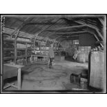 Salonique. Hôpital n°9. Le magasin aux vivres. [légende d'origine]