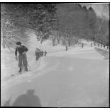 Mission de reconnaissance au centre d'entraînement en montagne du Lioran.